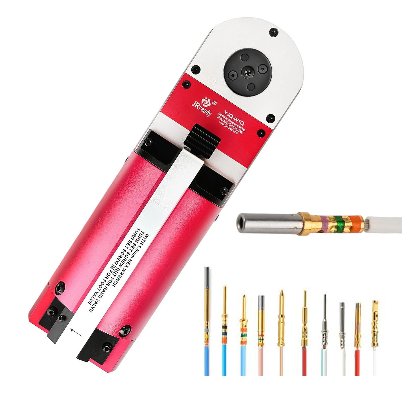 JRready YJQ-W1Q Pneumatic Crimp Tool Equivalent to Hand Crimper