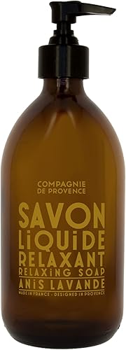 Compagnie de Provence Savon de Marseille Apothicare Liquid Soap, Anise Lavender,