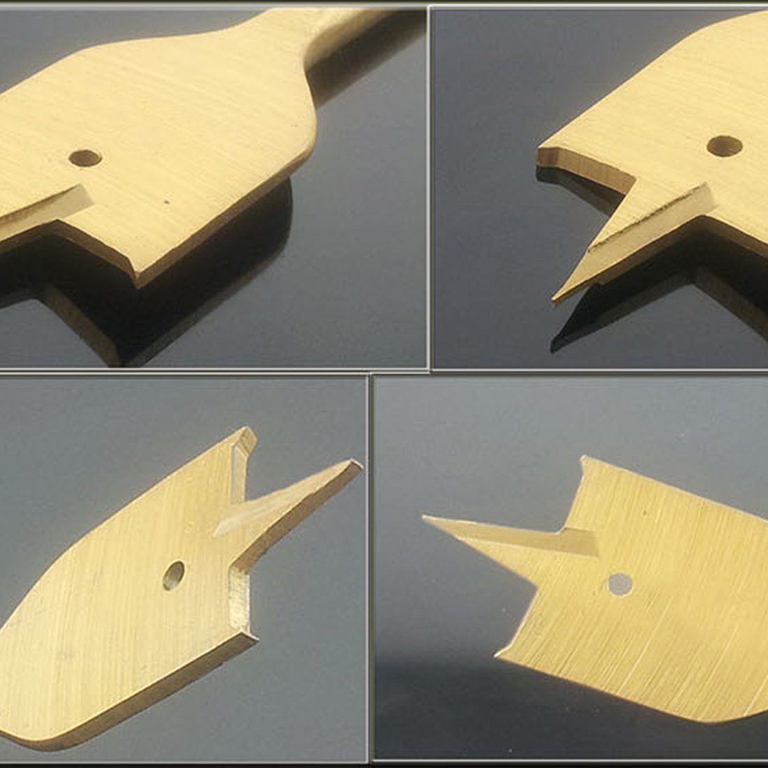 1PCS Spade Drill Bit Set Wood Boring Drill Bit- Paddle Flat Bits, Hole Cutter, Woodworking,20mm Titanium-Gold