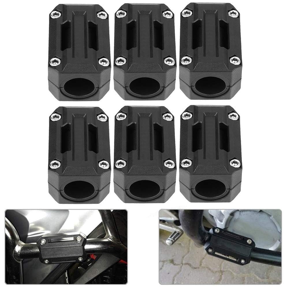 Blocco paraurti motore Protezione paraurti EVGATSAUTO 3 paia Decor 22/25/28mm Adatto per R1200GS R1150GS