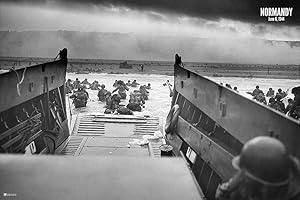 World War II Historical Memento: Laminated D-Day Poster for History Buffs