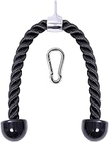 KYLIN SPORT 27" Heavy Duty Tricep Rope Sport Gymmastic Exercise LAT Pull Down Machine Pulldown Attachment Push Pull...