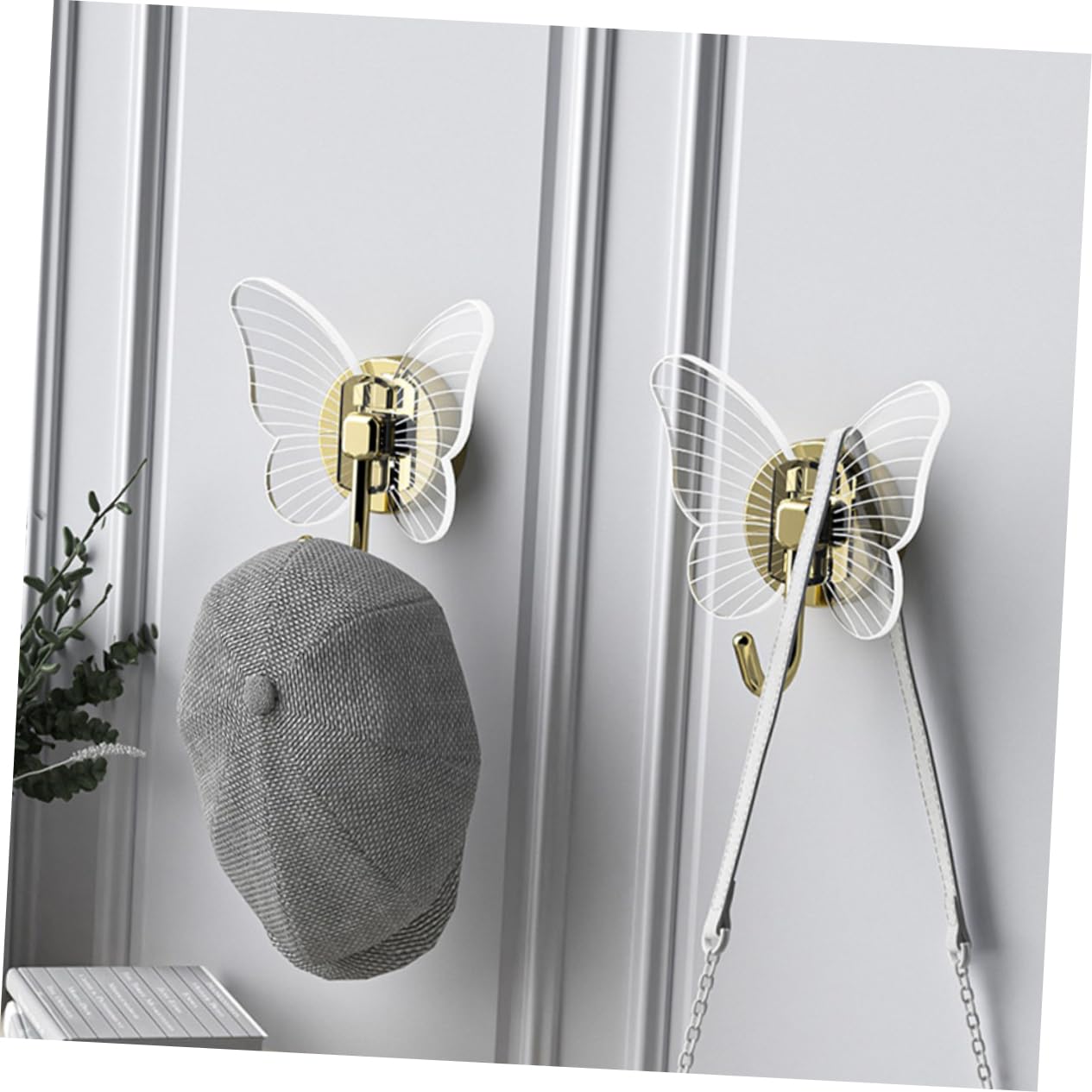IMIKEYA 10piezas Ganchos Adhesivos Forma De Para Colgar Ropa Llaves y Decoración De Pared Ganchos De Pared Prácticos y Decorativos Para Dormitorio y Baño