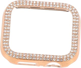 MUSISALY Caso Relógio Protetor Facial Se Protetor De Tela Acessórios Enfeitados Aplee Relógio Smartwatch Protetores De Tela Reutilizáveis Protetor De Relógio Bumper PC Diamante Caixa De