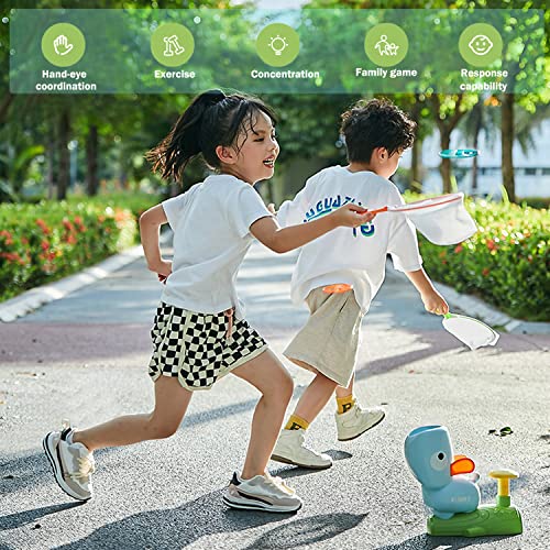 image for TTANTWFO Flying Disc Launcher Toy, Flying Saucer Toys for Kids, Stomp 