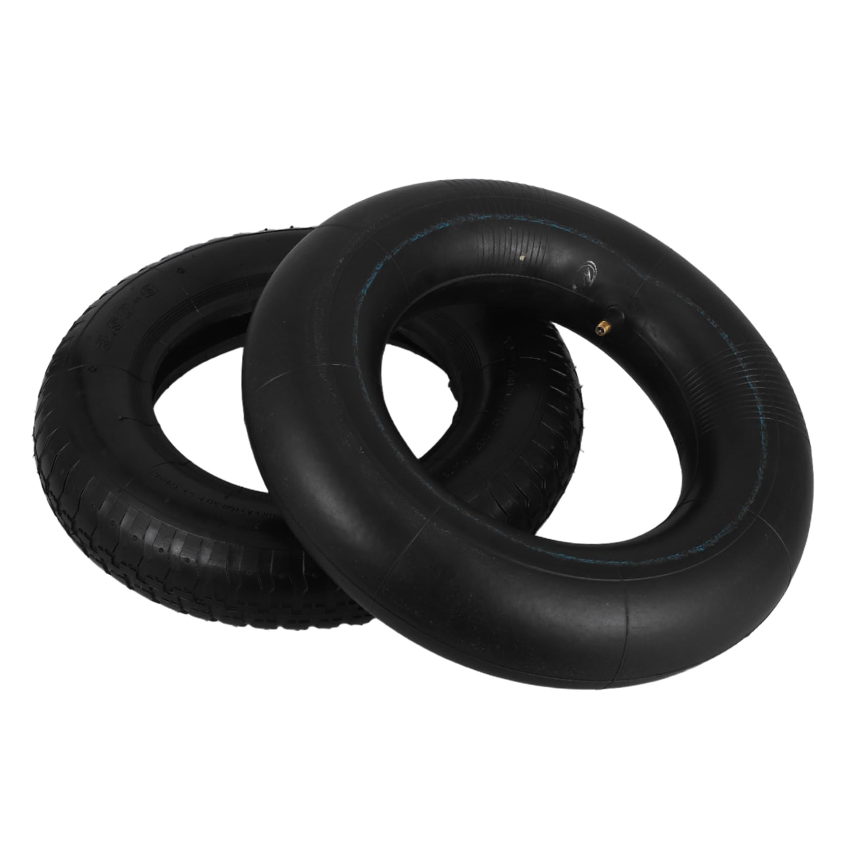 Pneu à vide brouette Mipcase avec kit de remplacement et tige de valve droite pour jardin