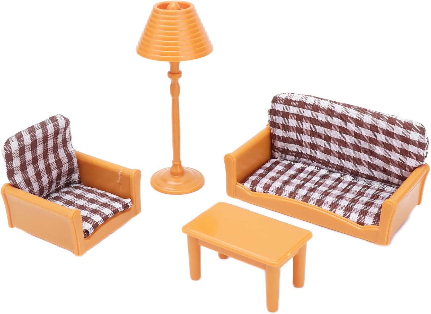 Zerodis Dollhouse sofa, 112 Single Double Europeanstyle Fabric Fofa