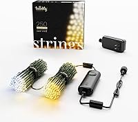 Vista 10 de Twinkly Strings 100 LED RGB, Cadena de luces LED para interiores y exteriores, Luces LED inteligentes, LEDs trazables, Compatibles con Alexa