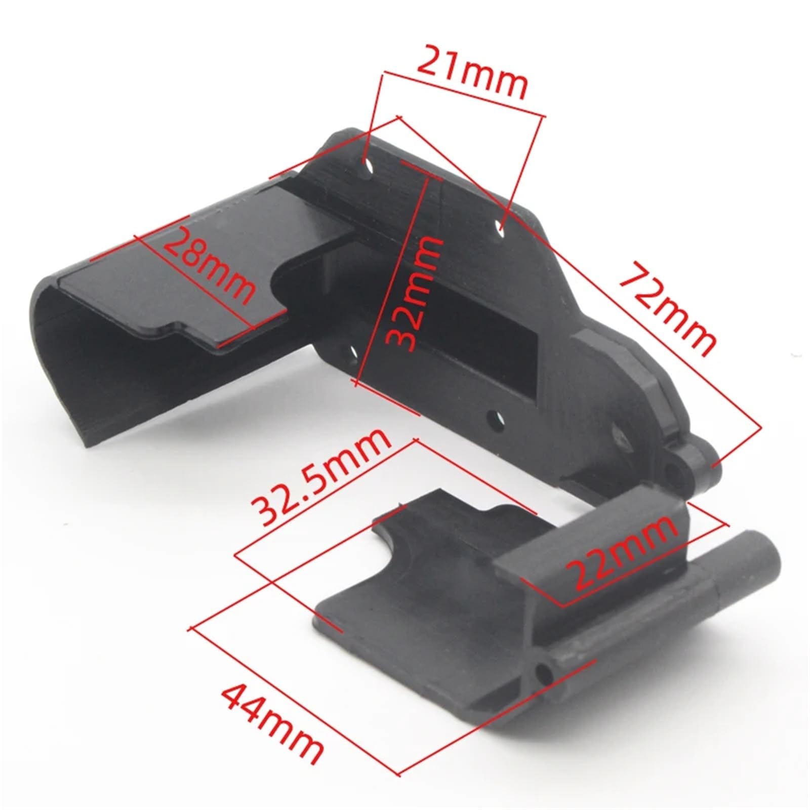para HSP 03401 1/10 Repuestos Mejora Coches RC Cubierta Engranajes Carreras Carretera Todoterreno para Buggy Monster Truck Repuesto Decorativo Accesorios RC