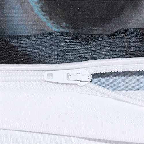 Wolf Warrior By Sunimaart,3Pc Bedding Sheet Duvet Cover Set .Included:1*Duvet Cover,2*Pillowcase(No Comforter Inside) (Full) #TOP6