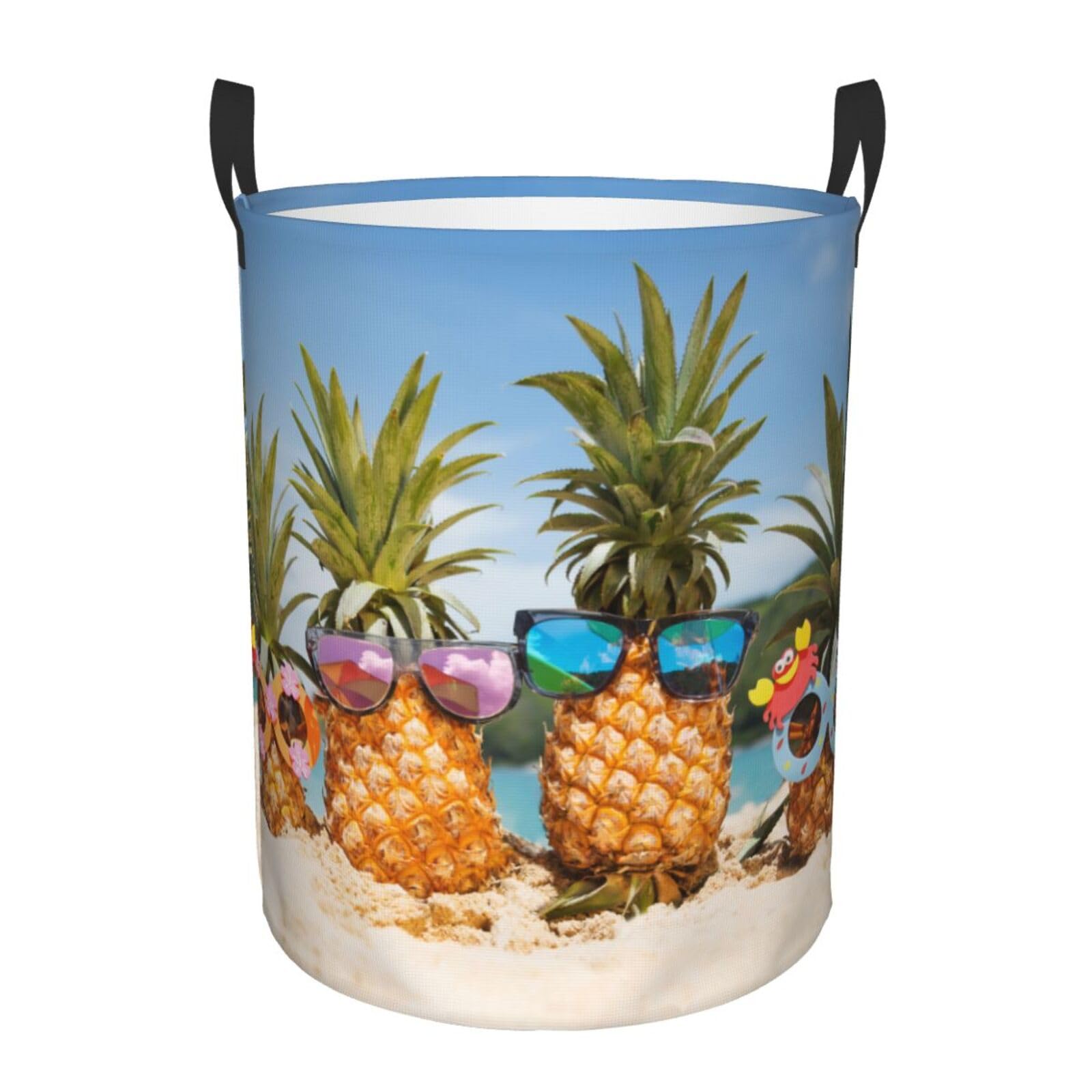 Laundry Hamper Funny Pines Laundry Basket Waterproof Personality Fashion Hampers for Laundry Large Collapsible Laundry Basket Storage Basket for Dorm and Home