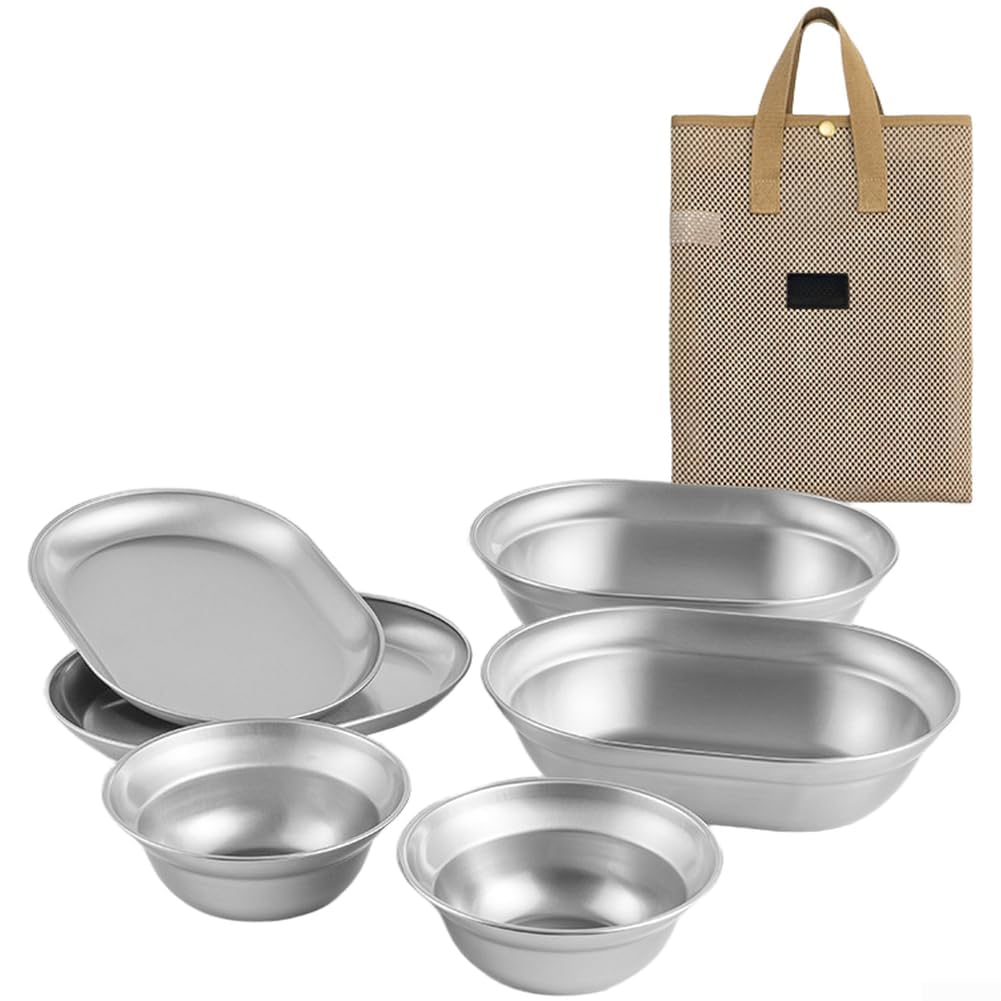 Set Posate per campeggio Acciaio 304 Leggero 10 Set Posate per(6P)