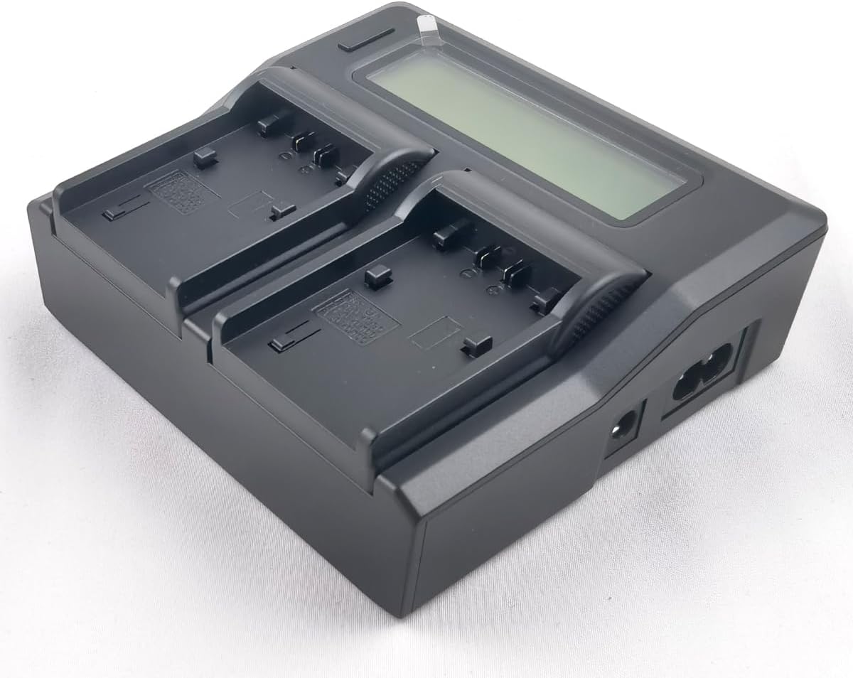 Quick LCD-Screen Battery Charger for Sony NP-FV100 NP-FH100 NP-FV70 NP-FH70 NP-FV50, NP-FV30 NP-FH30 NP-FH50 NP-FP30 NP-FP70 NP-FP90 DCR-DVD DCR-HC DCR-SR HDR-CX Series Camera