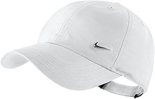 Kid's Metal Swoosh Heritage 86 Cap - White/Metallic Silver, One Size