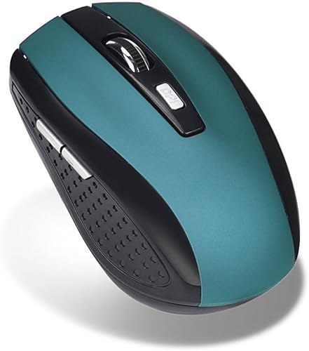 Miniatura 6 de Mouse inalámbrico para juegos de 2.4 G con receptor USB, mouse inalámbrico para laptop, PC, escritorio, trabajo desde el hogar, mouse portátil