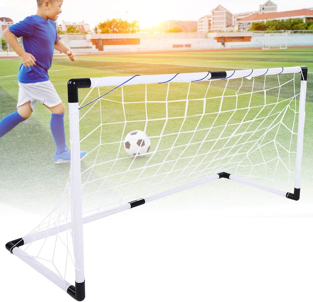 DAN&DRE Soccer and Goal Set for Kids, Kids Outdoor Soccer Goal, Folding Set with Balls, Pump, Training Toys