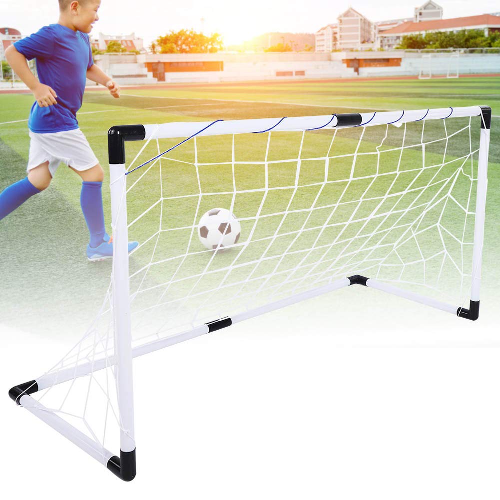 with Balls Pump Folding Football Goal Net, White Football Football Goal, Oudoor Use Training Toys for Training Kids ||-image-43