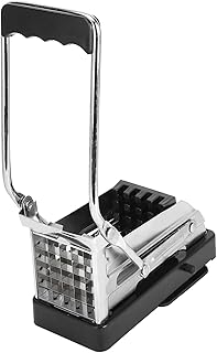 Stainless Steel French Fry Cutter, Heavy Duty Potato Slicer Manual Multifunction Potato Cutter Cutting Machine for Sweet Potatos Cucumbers Carrots Radishes Yams Fries Food Preparation