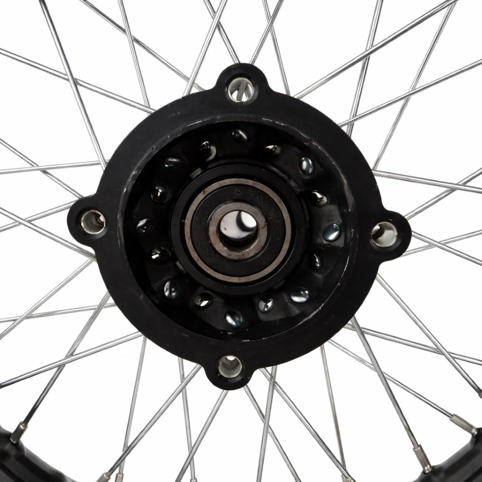 Dirtbike Stahlfelge Pitbike Rad Ersatzfelge 1,85 x 14 Zoll hinten 12 mm Achse