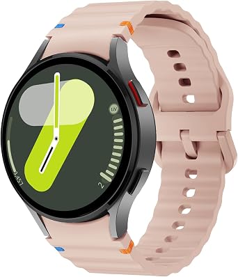 MYAPULUA Samsung Galaxy Watch 7/6/5/4/FE i in Spor Kay lar 40 mm 44 mm, Galaxy Watch 6 Klasik Kay  47 mm 43 mm/Galaxy Watch 4 klasik Kay  46 mm 42 mm/Watch 5 pro 45 mm, Silikon Bo luksuz Bant Erkek
