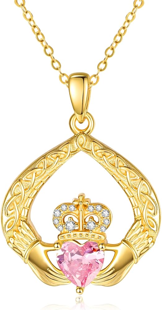 Eudora Collar De Plata De Ley 100% Para Mujer, Accorio Con Colgante