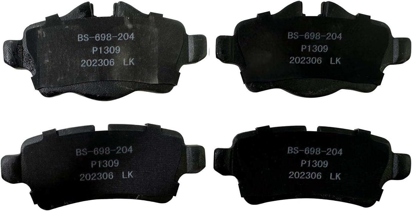Front and Rear Ceramic Brake Pads for 2007-2015 Mini Cooper Disc Brake Kit Replacement P-1308, P-1309