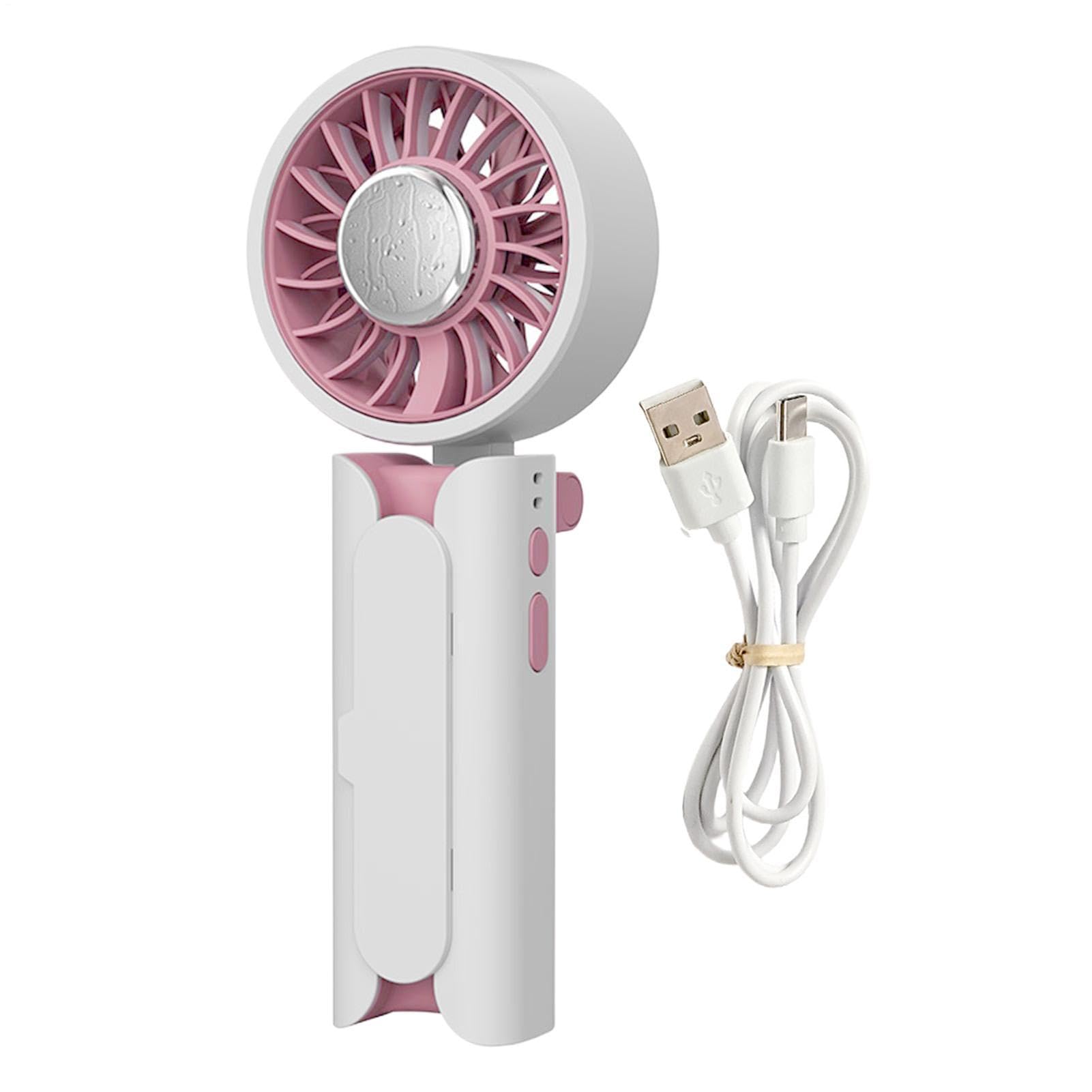 Ventilador de mano para senderismo y camping con soplador de aire silencioso