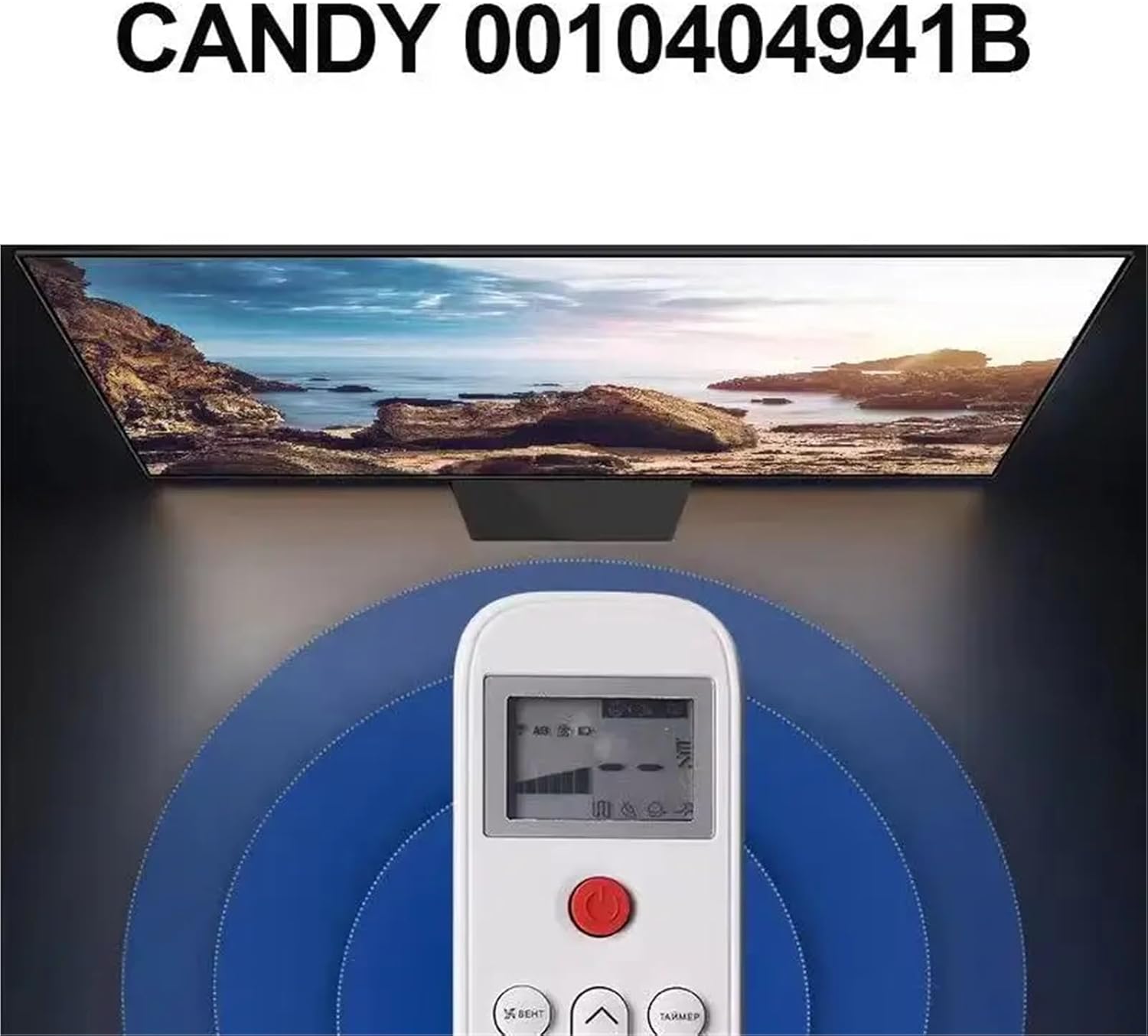 English Version Air Conditioner Remote Control Replacement Compatible with 0010404941B Models 001040455D for Home Use