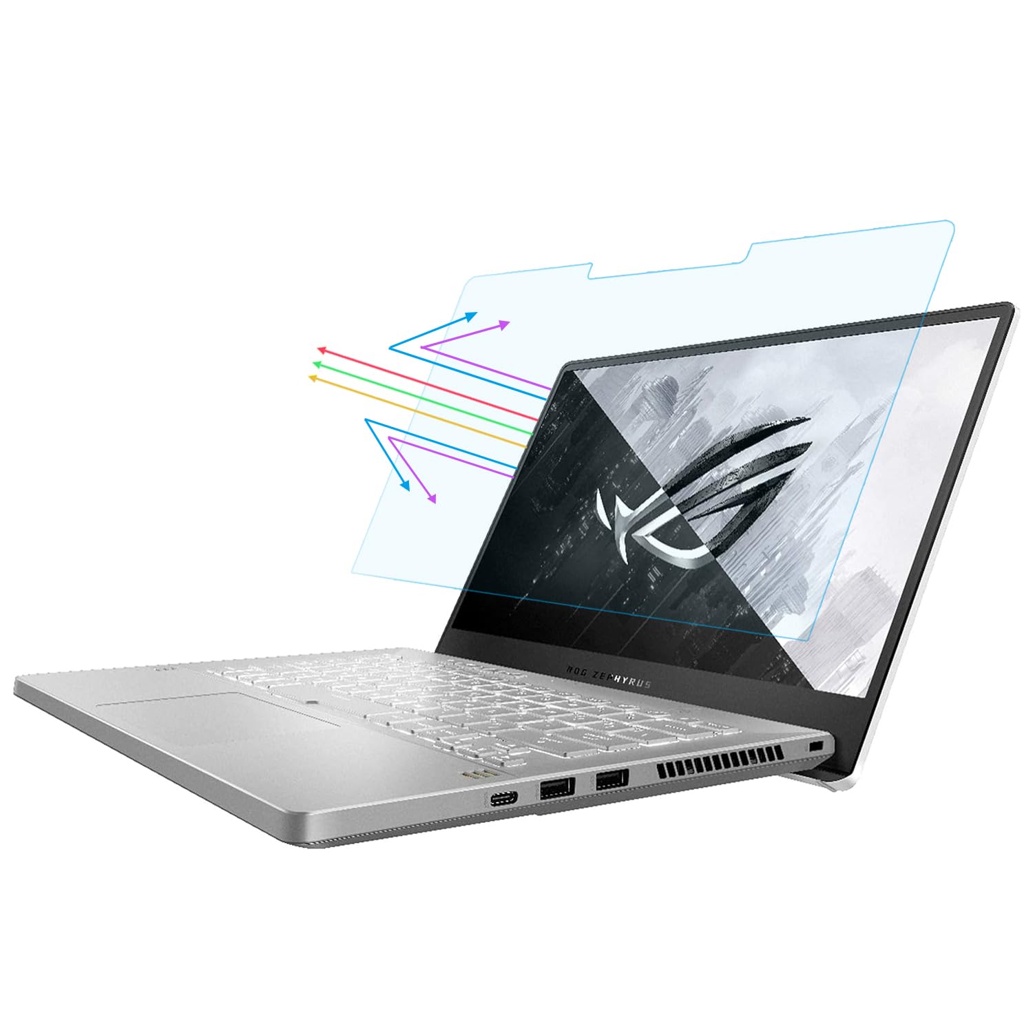 i-Tensodo Anti Blue Light Screen Protector For 2024 ASUS ROG Zephyrus G14 Laptop, Blue Light Blocking & Anti Glare Screen Filter