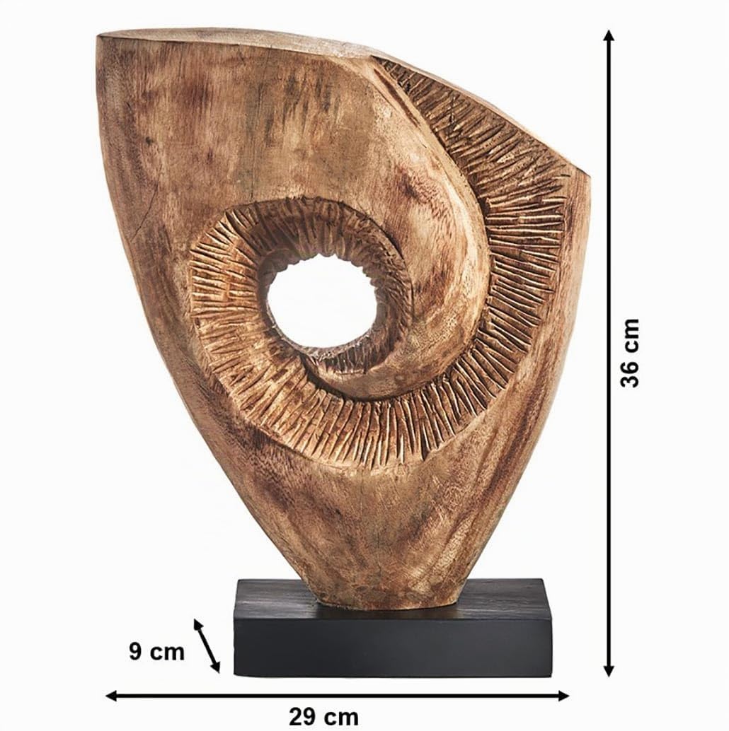 Kobolo Dekofigur Flow 29x9x36 cm Braun