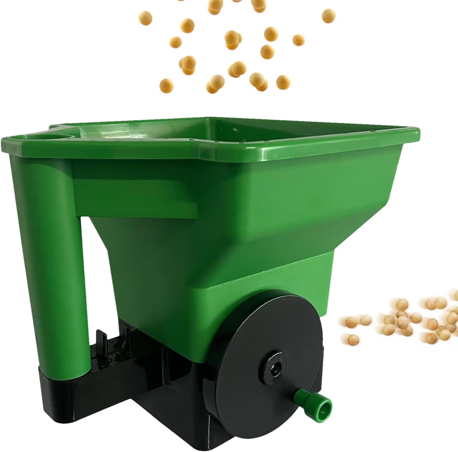 Spandiconcime Manuale per Prati, Spandiconcime, Sale E Antigelo per Semi Derba A Funzionamento Manuale, Spandiconcime Portatile per Prato per Semina E Disgelo di Precisione