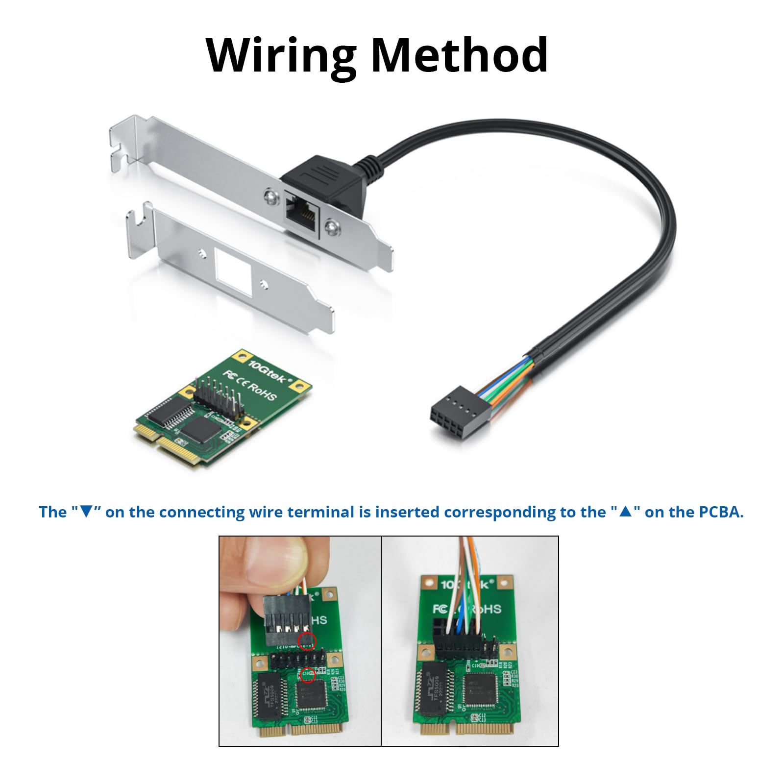 I226 T1 PCIe Gigabit Netwerkkaart, RJ45 Enkele Poort 10 100 1000 2500 Mbps PCI Express Ethernet-adapter, Servernetwerkadapter voor System Desktop
