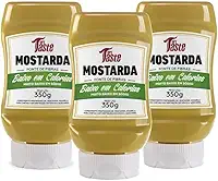 Kit com 3 Mostarda Mrs Taste Zero Calorias 350g