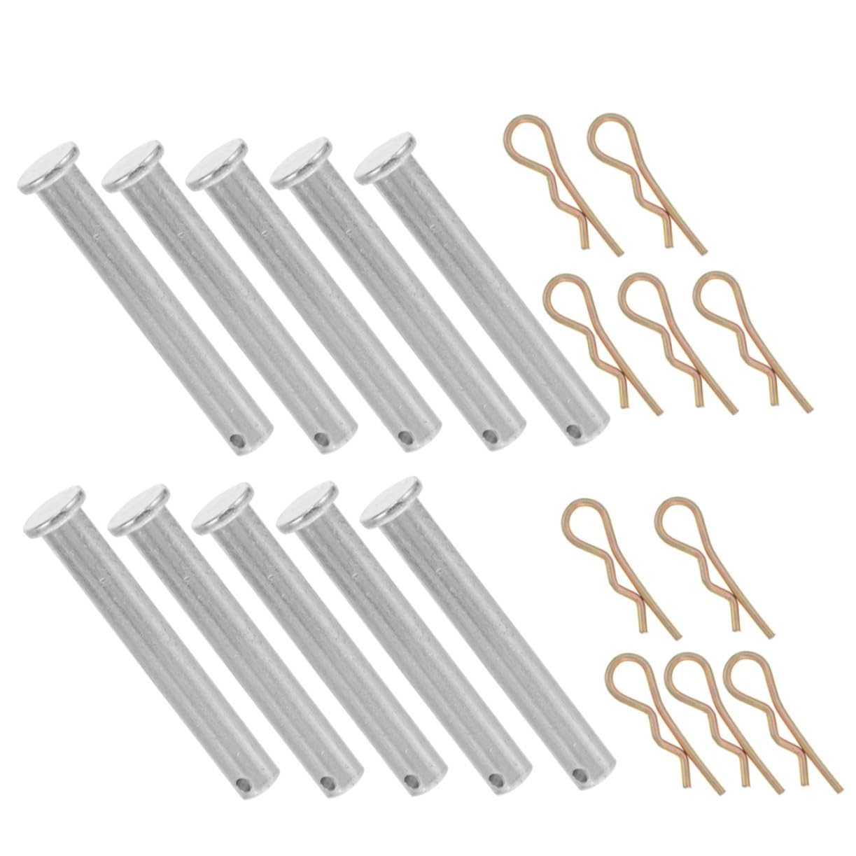Goupille de verrouillage pour échafaudage avec clip insert de remplacement stable
