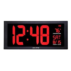 Acu Rite 75100 C 18 Inch Large Led Clock with Indoor Temperature Acu Rite 75100 C 18 Inch Large Led Clock with Indoor Temperature product image