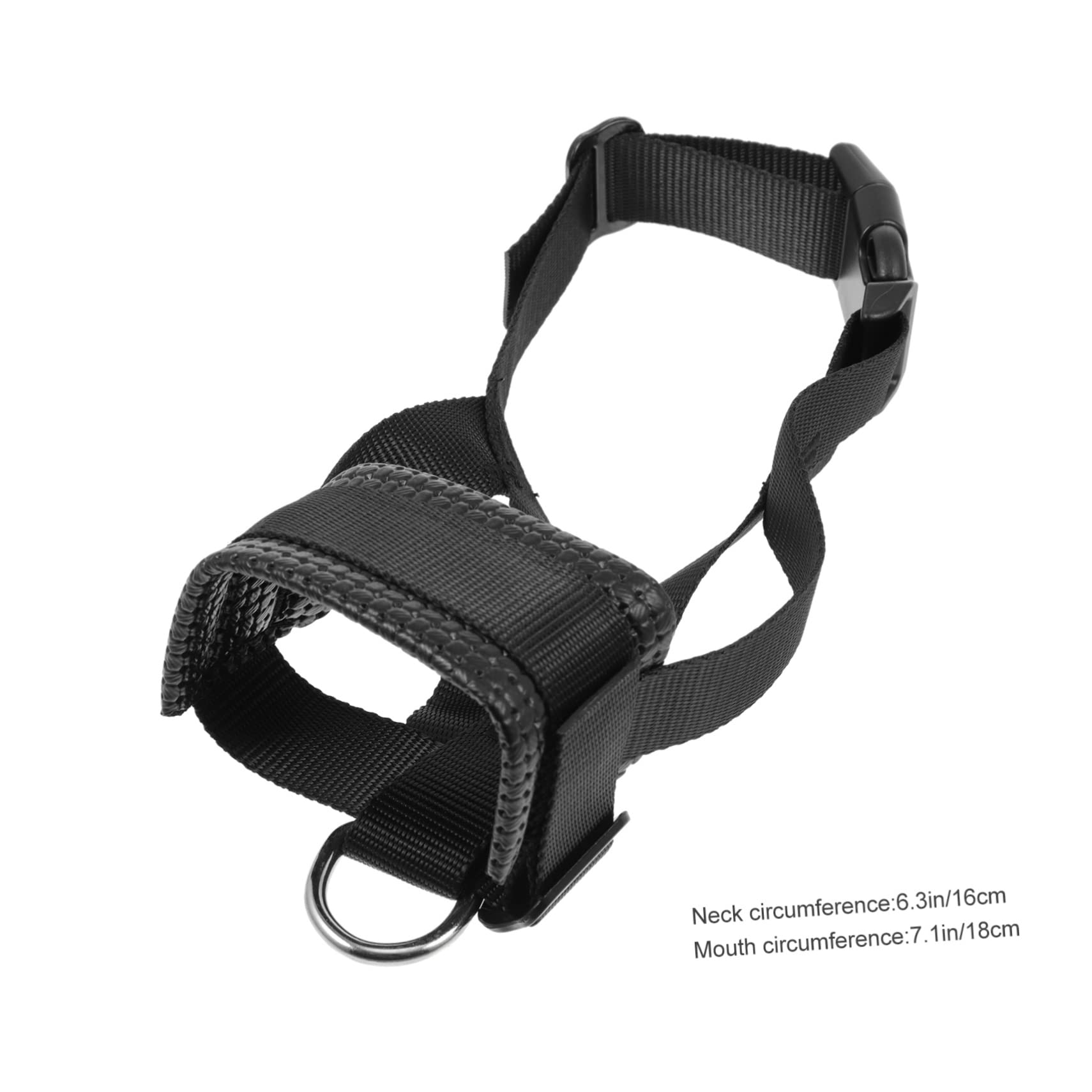 Yardwe Adjustable Pet Dog Muzzle Breathable Bite Mouth Cover for Dogs Prevent Chewing and Barking Comfortable Fit for Breeds Durable and Easy to Wear