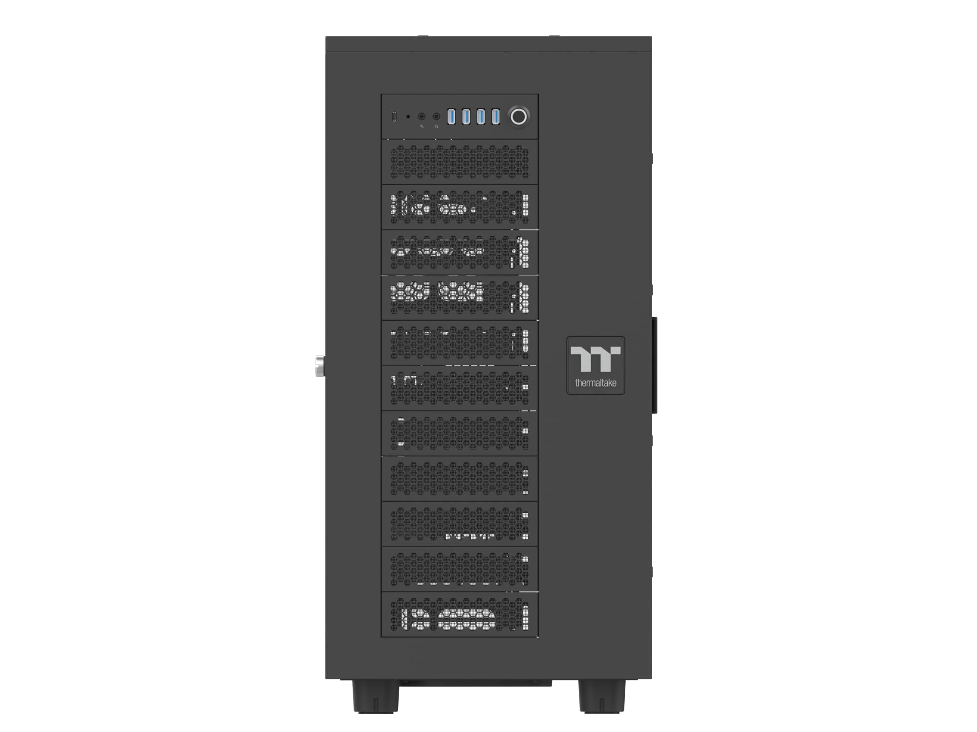 Thermaltake AX700 TG | Super Tower Chassis | Workstation | Server- & KI-Anwendung | Black