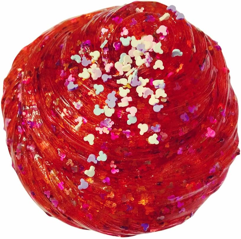 SPRING EARS, Is a fabulous clear pink slime filled with holographic ears, smells like watermelon, clicks and pops galore. Enjoy.