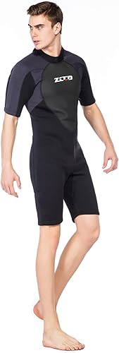 Miniatura 5 de ZCCO Trajes de neopreno para hombre de 1.50.118 in con cremallera trasera para pesca submarina, esnórquel, surf, canoa, buceo