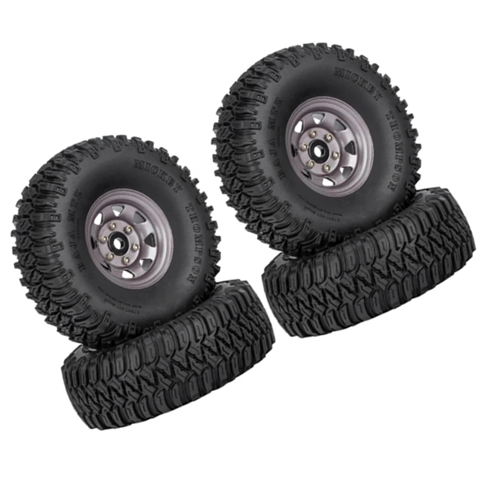Amazon | 4PCS 1.55メタルビードロックホイールリムタイヤセット