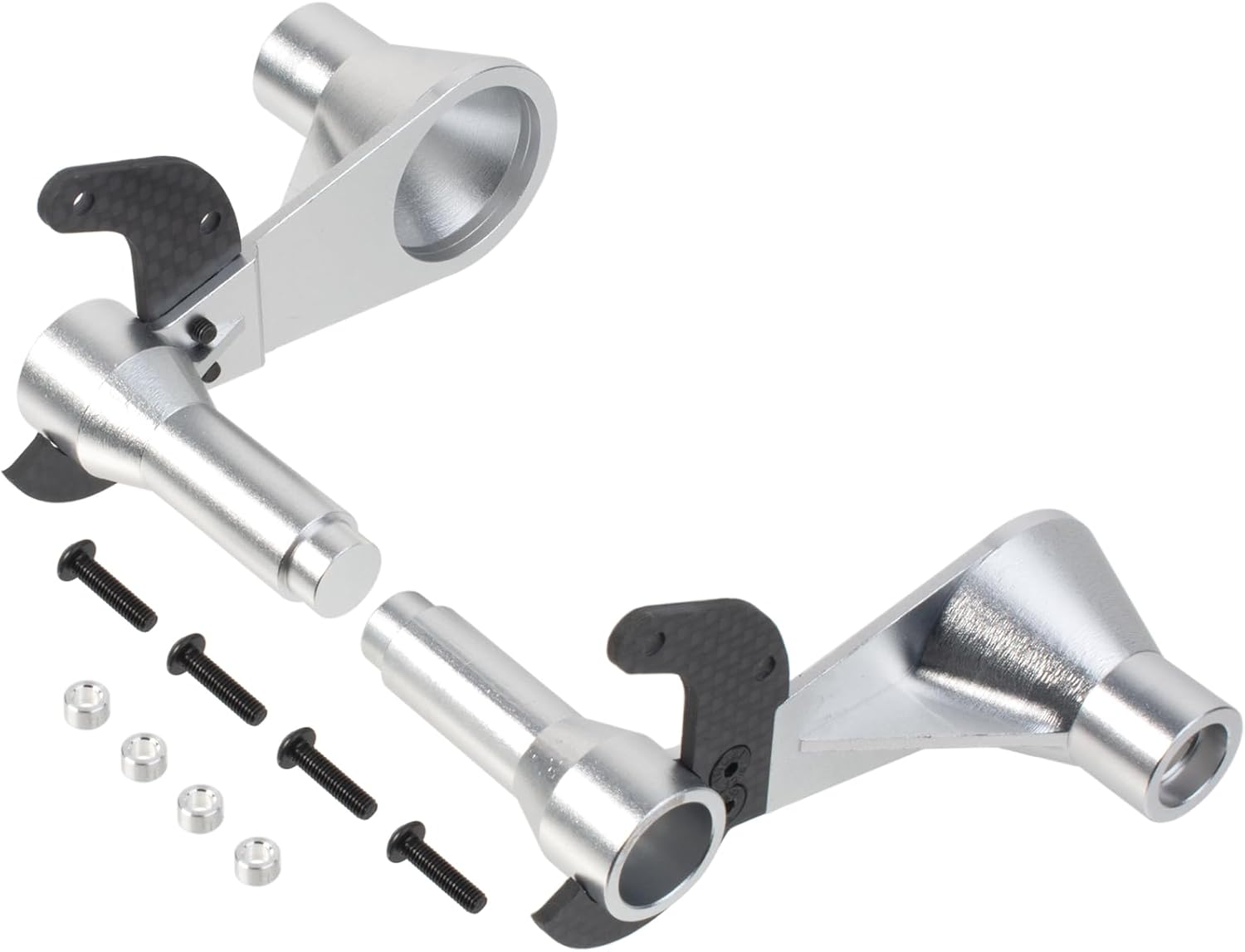 Aluminum Rear Suspension Arms for Tamiya ORV Chassis Monster Beetle Blackfoot The Frog Mud Blaster RC Off-Road Car Upgrades Parts