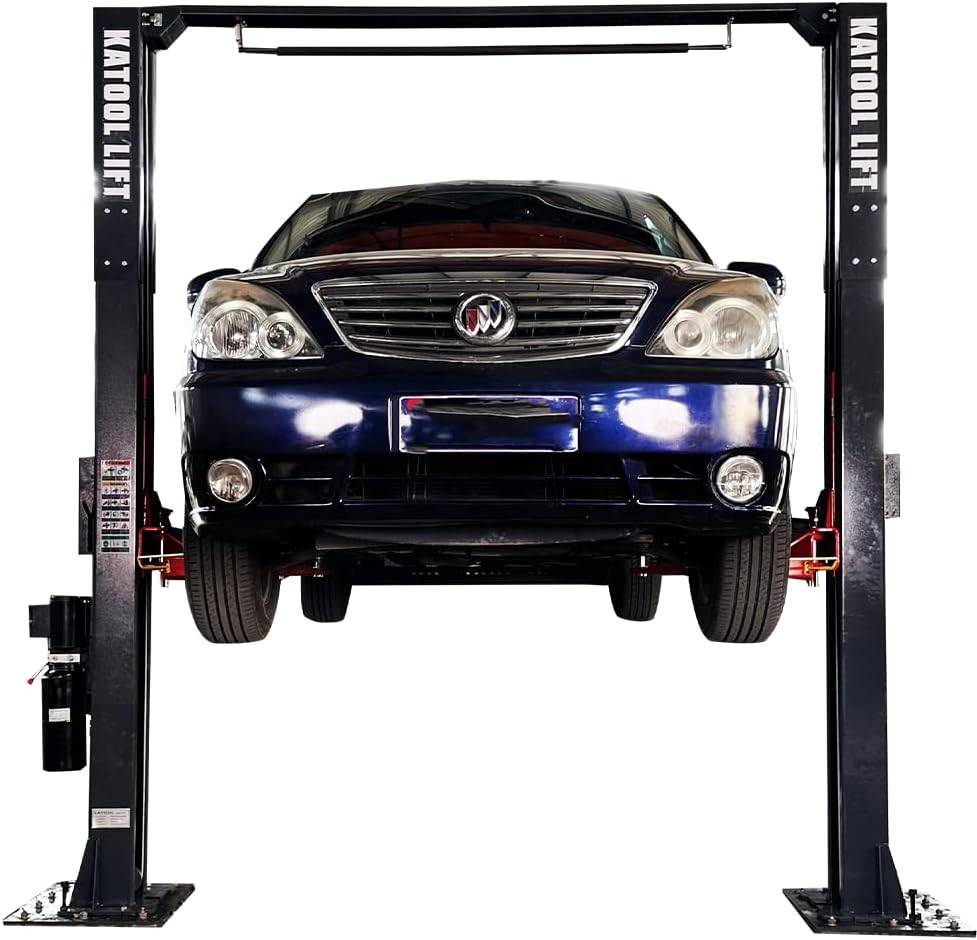 KATOOL 4.0HP 12000lbs Single Point Lock 2 Post Lift 220V AM120SD Car Lift Auto Lift Two Post Car Lift
