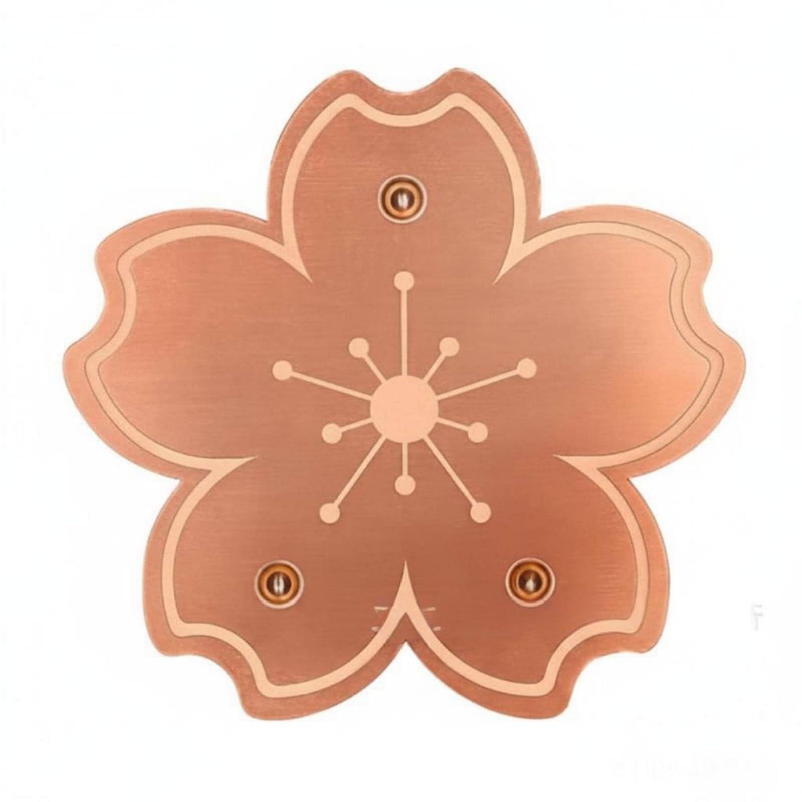 Etched Bird Bath Purification Disk Drilled Hole Birdbath Copper Disc Raised Fasteners Bird Bath Copper Plate Chemicalunrestricted, Style C-image-28