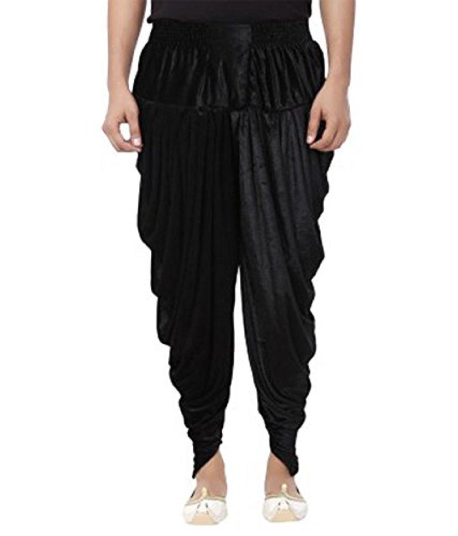 Men's Velvet Ready to Wear Free Size Harem Dhoti for Kurta/Sherwani-image-0