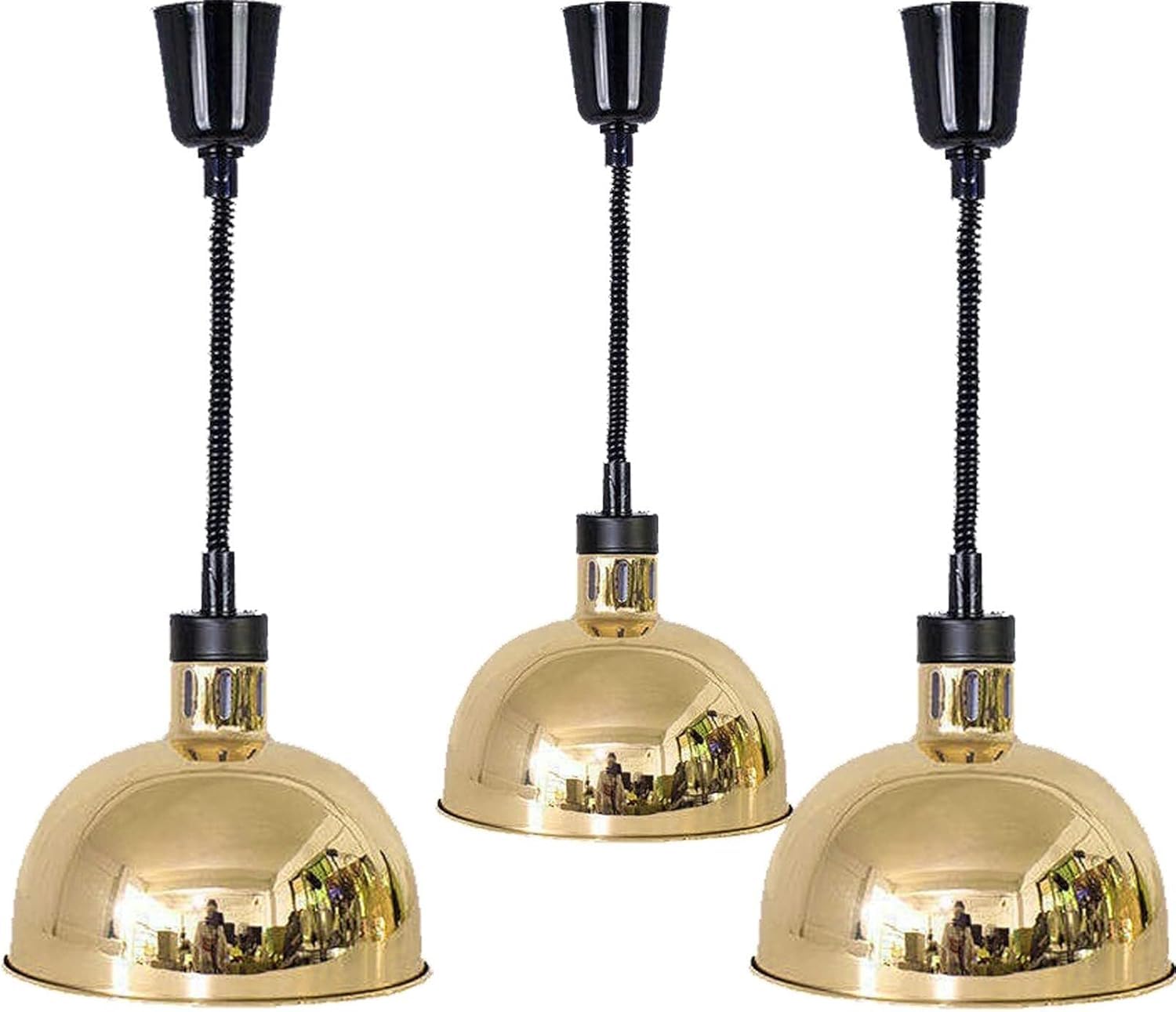 Żarówka Do Lampy Grzewczej Do Komercyjnych Podgrzewaczy żywności O Mocy 250 W – Regulowane Akcesoria Restauracyjne Do Ogrzewania W Gastronomii – Zakres Ciepła 60–180 Mm, Redcopper, 3pcs