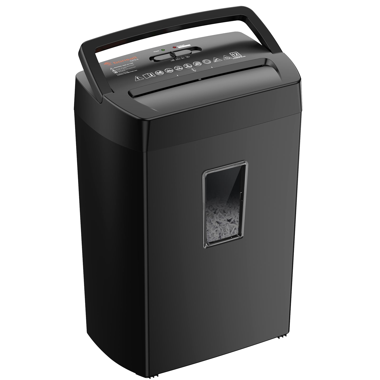 Photo 1 of Bonsaii C275-A 12-Sheet Cross-Cut Paper Shredder