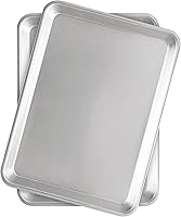 Vista 1 de Fat Daddio's Bandeja de aluminio natural, paquete de 2