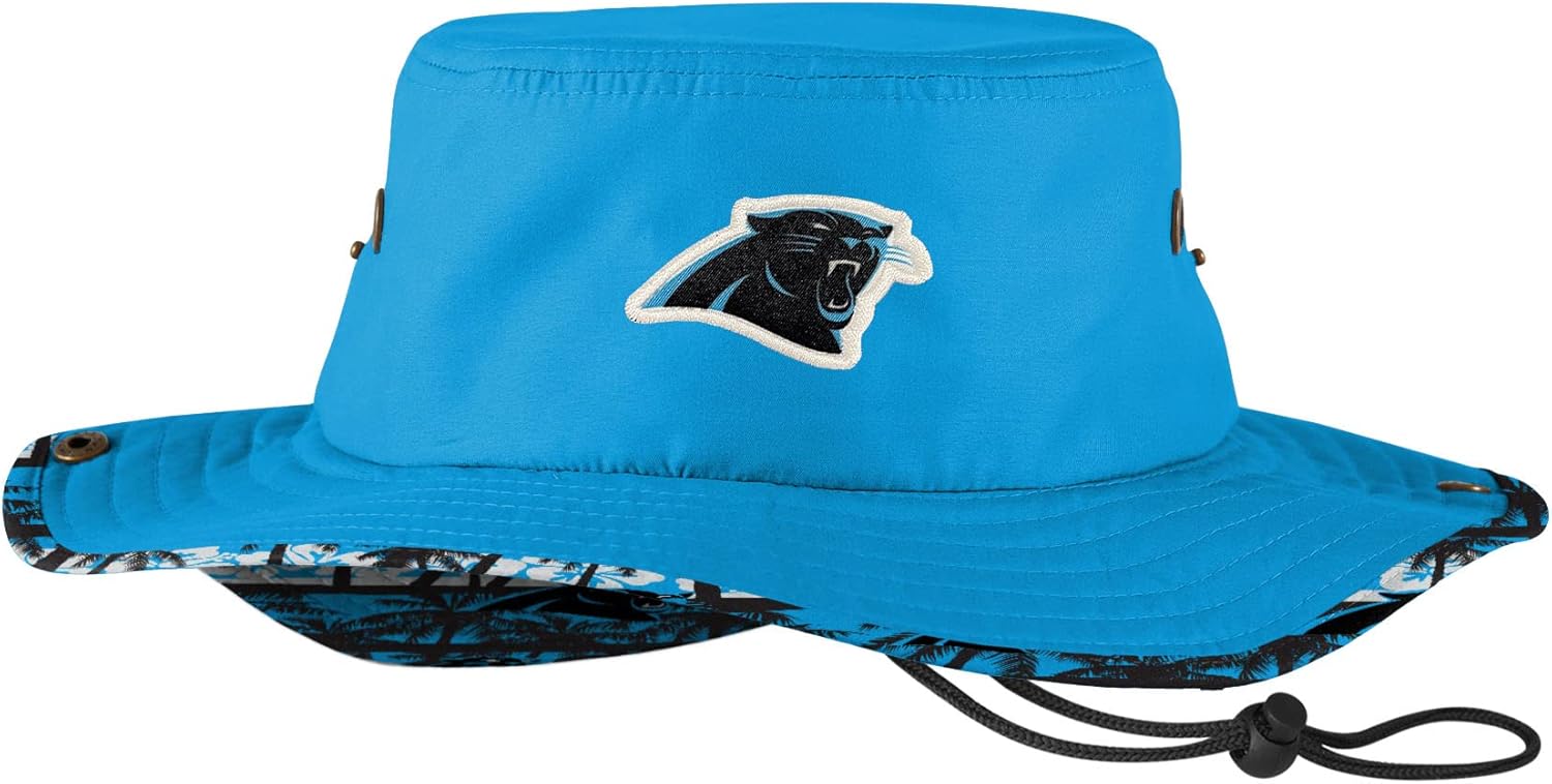 NFL Team Logo Solid Hybrid Sport Outdoor Sun Bucket Boonie Hat