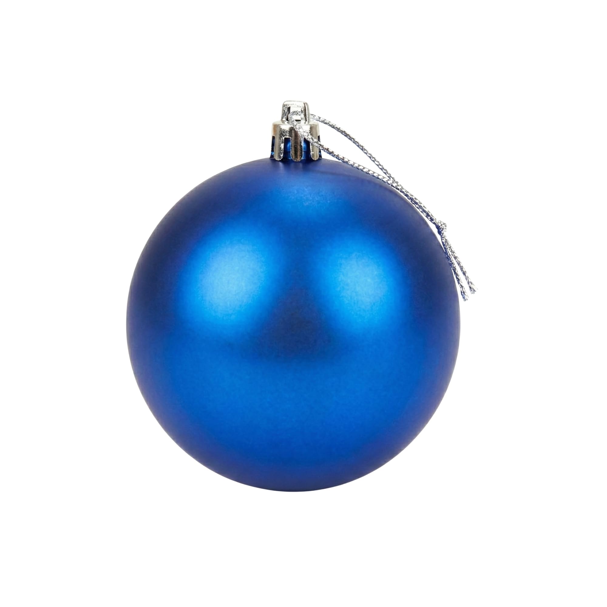 Shatchi 20Cm Dark Blue Mat Christmas BaublePremium Bauble & Home Décor Ornament from B&Q