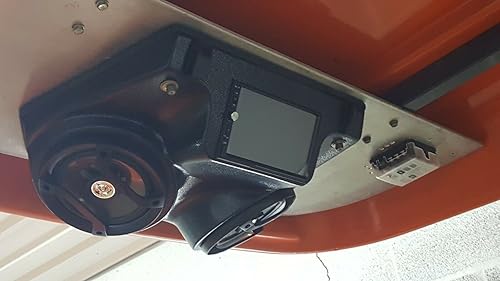 Miniatura 2 de HECASA Cubierta de radio estéreo universal para consola superior compatible con carrito de golf UTV Polaris RZR 800, 570, RZR-4, XP1K Arctic Cat,